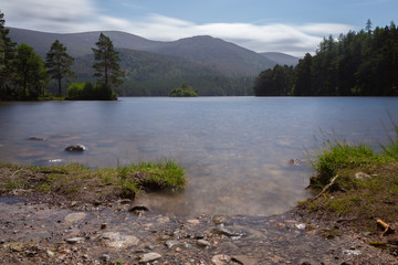 See in den Bergen von Schottland, Langzeitbelichtung