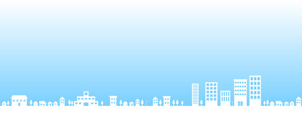 Fototapeta premium 住宅街と空