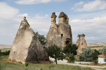 Rock Formations in Pasabag Monks Valley, Cappadocia