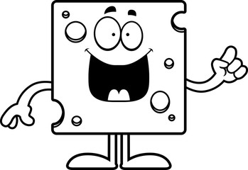 Cartoon Swiss Cheese Idea