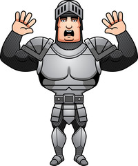 Cartoon Knight Surrender