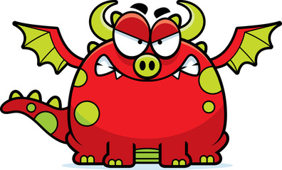 Angry Cartoon Dragon