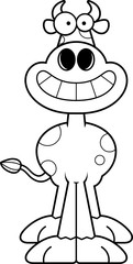Happy Cartoon Cow