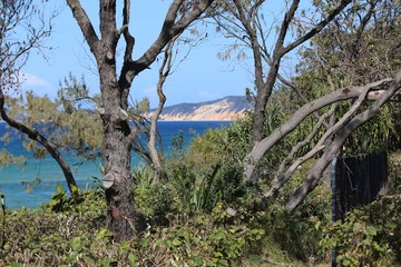 Rainbow Beach on the Sunshine Coast of Queensland in Australia