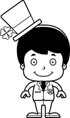Cartoon Smiling Irish Boy