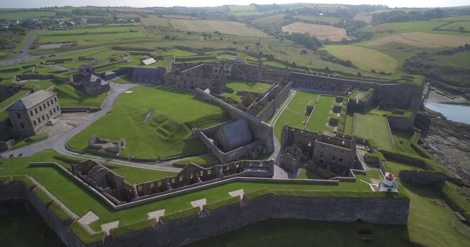 Aerial, Charles Fort, Kinsale, County Cork, Ireland - native