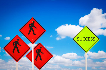 Success creative sign