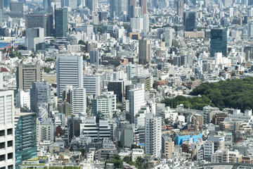 Fototapeta premium 東京風景 街並みクローズアップ