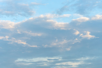 Blue sky with cloud