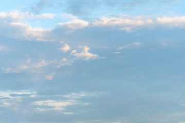 Blue sky with cloud