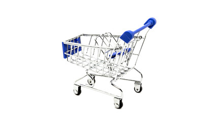 shopping cart isolate on white background