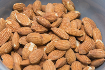 almonds in bowl