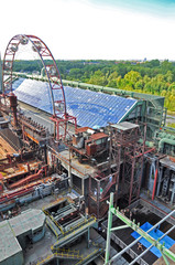 Fototapeta na wymiar Stahlproduktion Ruhrgebiet