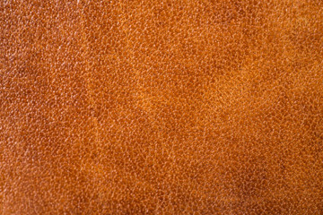 Brown leather texture closeup background