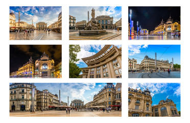 Carte postale de Montpellier dans l'Hérault, Occitanie en France