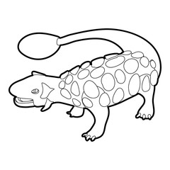 Scolosaurus icon outline