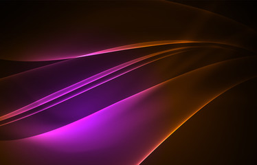 Vector polar lights concept background