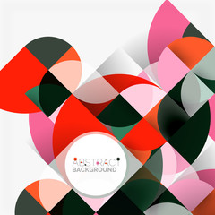 Obraz premium Modern geometrical abstract background circles