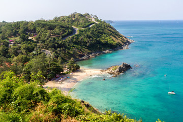 Tropical island and sea