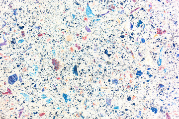 Closeup texture of colored stones and glass