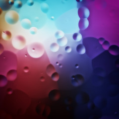 colorful oil drops background