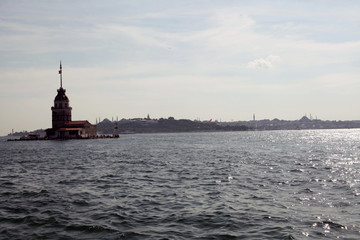 Maiden's Tower in Istanbul, Turkey  