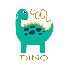 Cute dino illustration