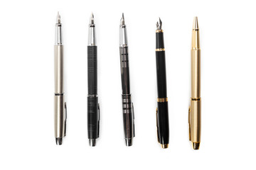 Fototapeta premium fountain pen isolated on white background