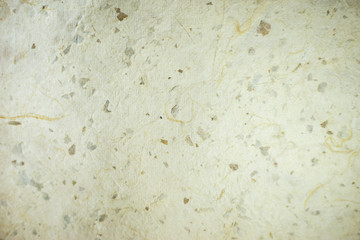 Close up of white mulberry paper, abstract textured background.
