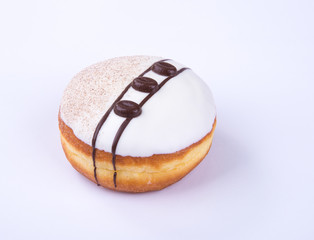 donut or chocolate donut on a background.