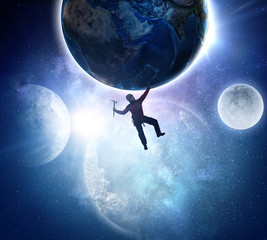 Extreme climbing is his adrenaline © Sergey Nivens