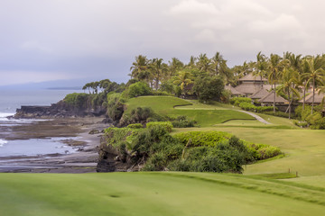 Golf Course at Sunset