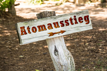 Schild 263 - Atomausstieg