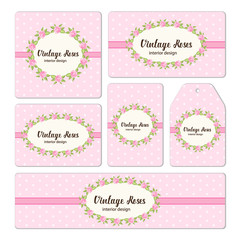 Hand drawn floral elements for branding and identity