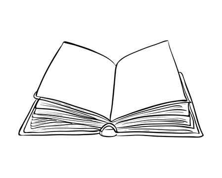 open book cartoon vector symbol icon design. Beautiful illustration isolated on white background