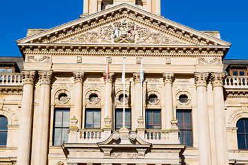 in south africa close up of the    city hall