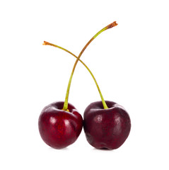 Cherry isolated on white background