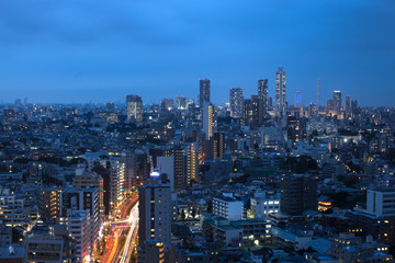 Obraz premium 池袋方面・東京夜景