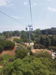 Kolejka linowa w Barcelonie