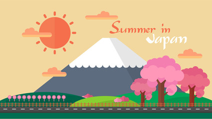 Summer In Japan Background