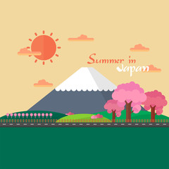 Summer In Japan Background