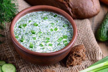 Traditional dish - cold soup 