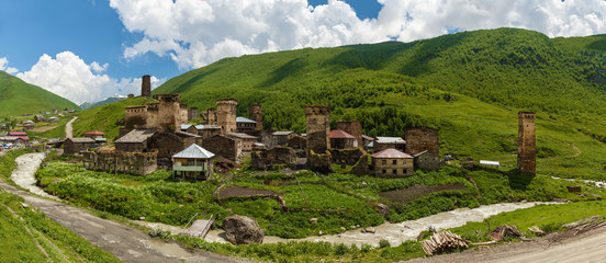 Svan banshees in the village of Ushguli