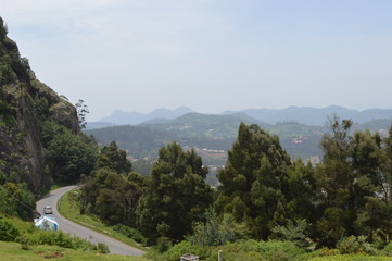 Naklejka premium Ooty landscape view
