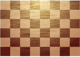 Gold wood checkered texture with light background vector illustration.