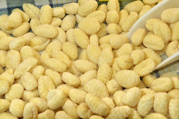 Lombardy,Italy; potato dumplings.