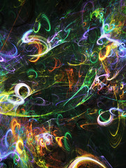 Abstract fractal background