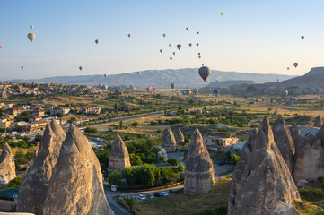 Hot Air Balloons over Cappadocia