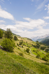 Guarda, Dorf, Engadin, Unterengadin, Bergdorf, Bergbauer, Landwirtschaft, Alpen, Schweizer Berge, Graubünden, Sommer, Schweiz