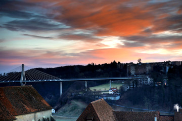 Fribourg, Pont de la Poya